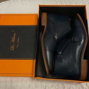 NEW NEVER WORN SIZE 14 LA MILANO MENS DRESS BOOTS